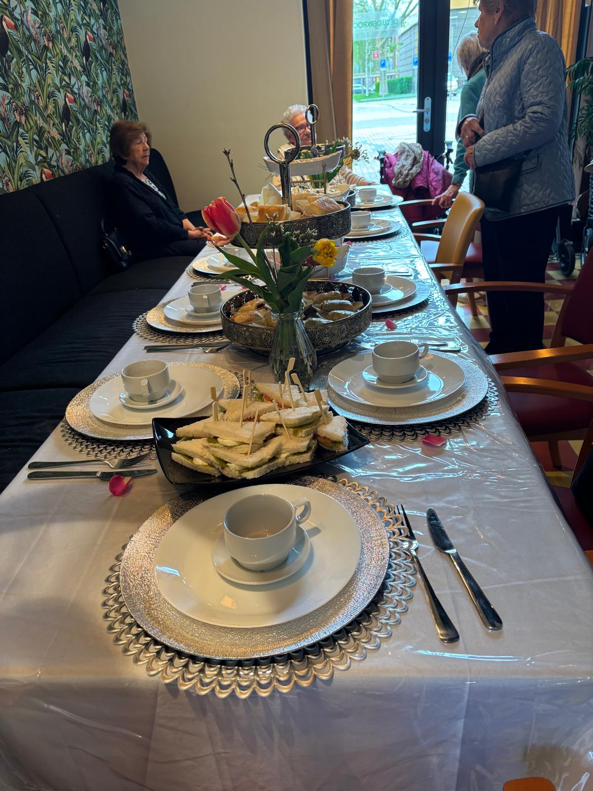 Feest in het restaurant